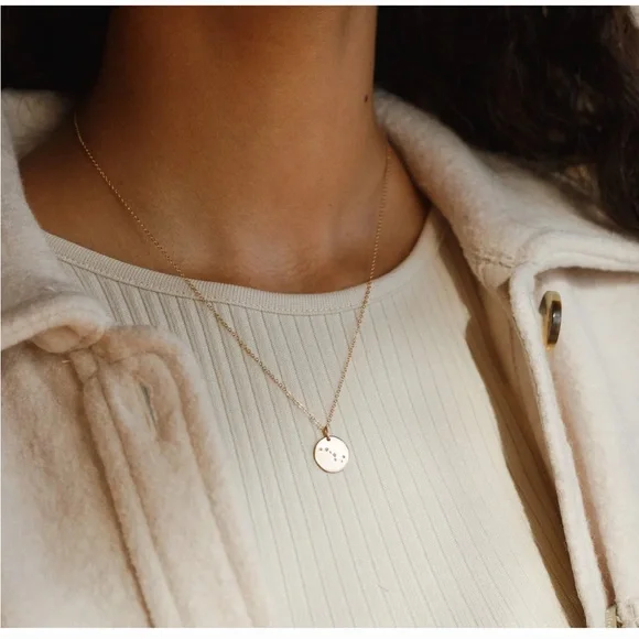 GLDN Capricorn Zodiac Constellation Necklace - Picture 2 of 9